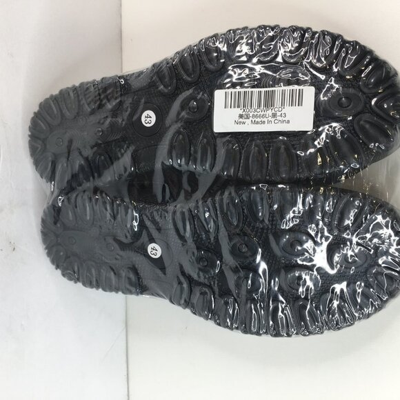 UBFEN Men's Women's Winter Warm Slippers with Fuzzy Plush Lining Slip on Shoes - Picture 7 of 11